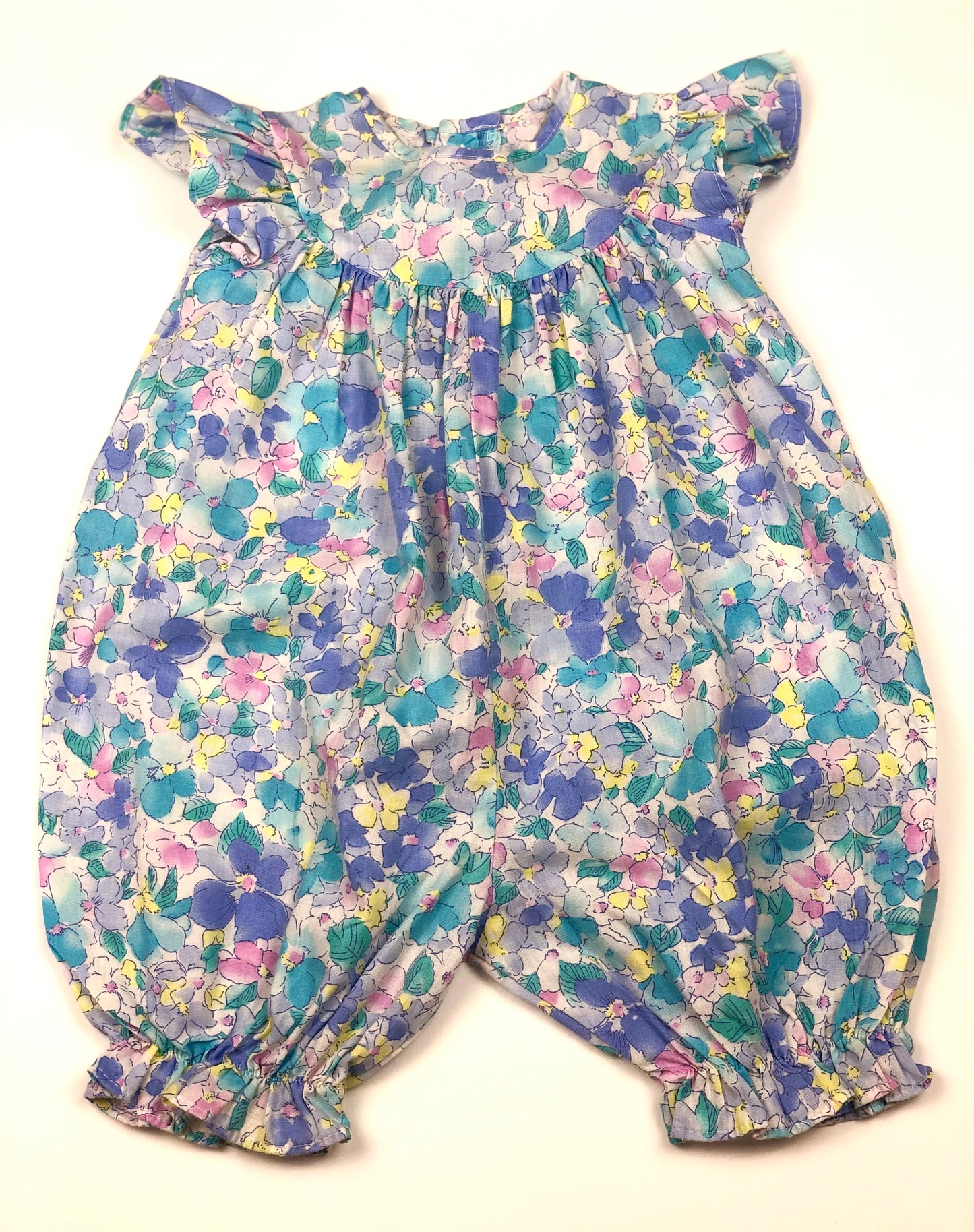 Combinaison à fleurs vintage 6 mois