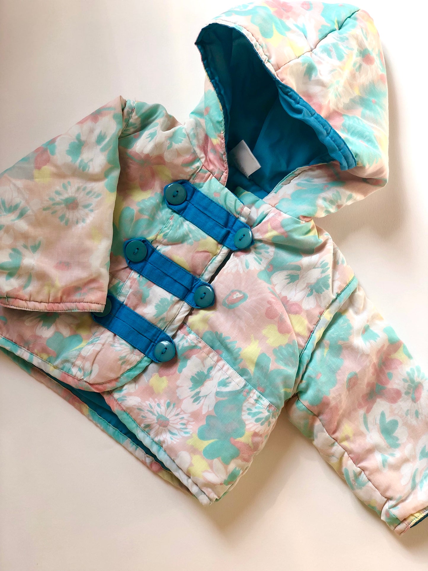 IMPARFAIT Manteau à fleurs vintage 6 mois