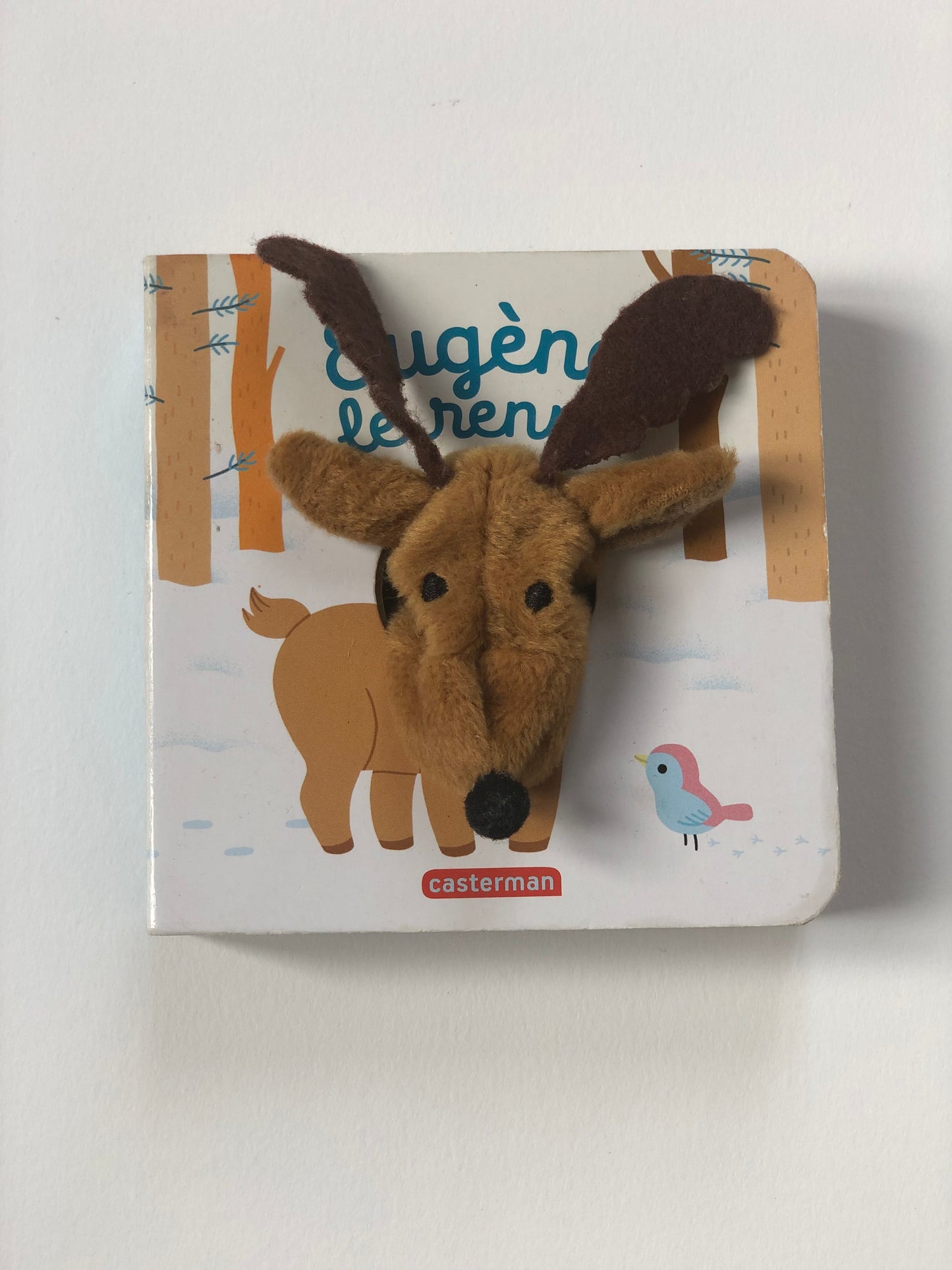 Livre marionnette « Eugène le renne »