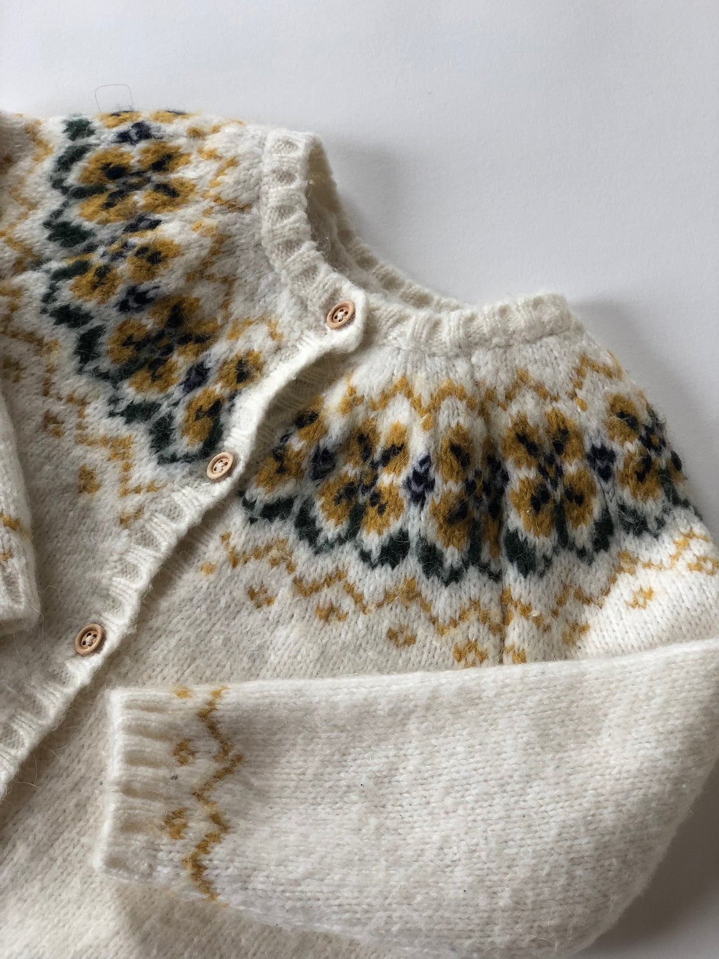 Gilet en mailles blanc Bout’chou 18 mois