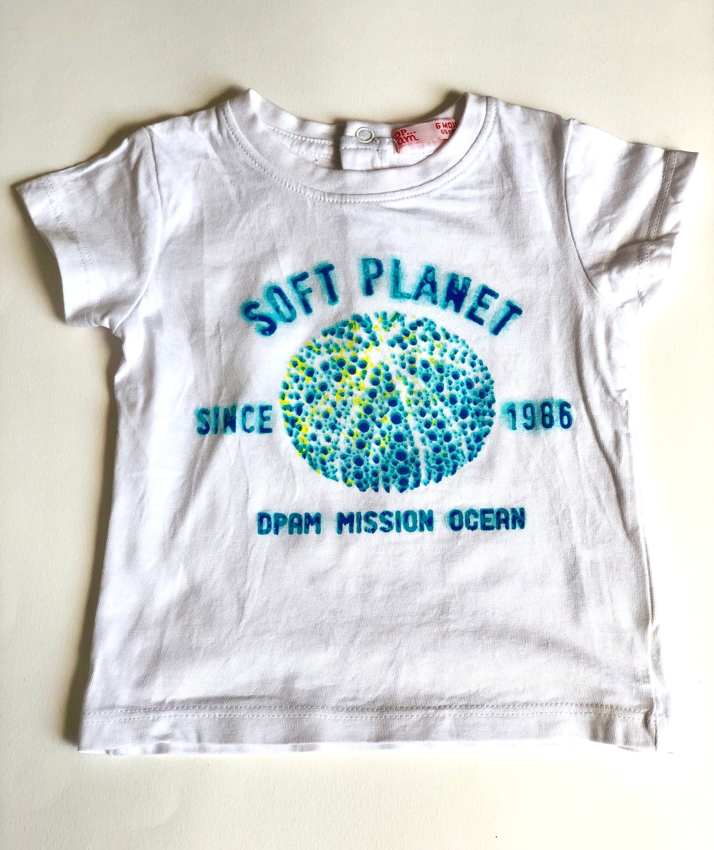 T-shirt blanc Du Pareil Au Même 6 mois