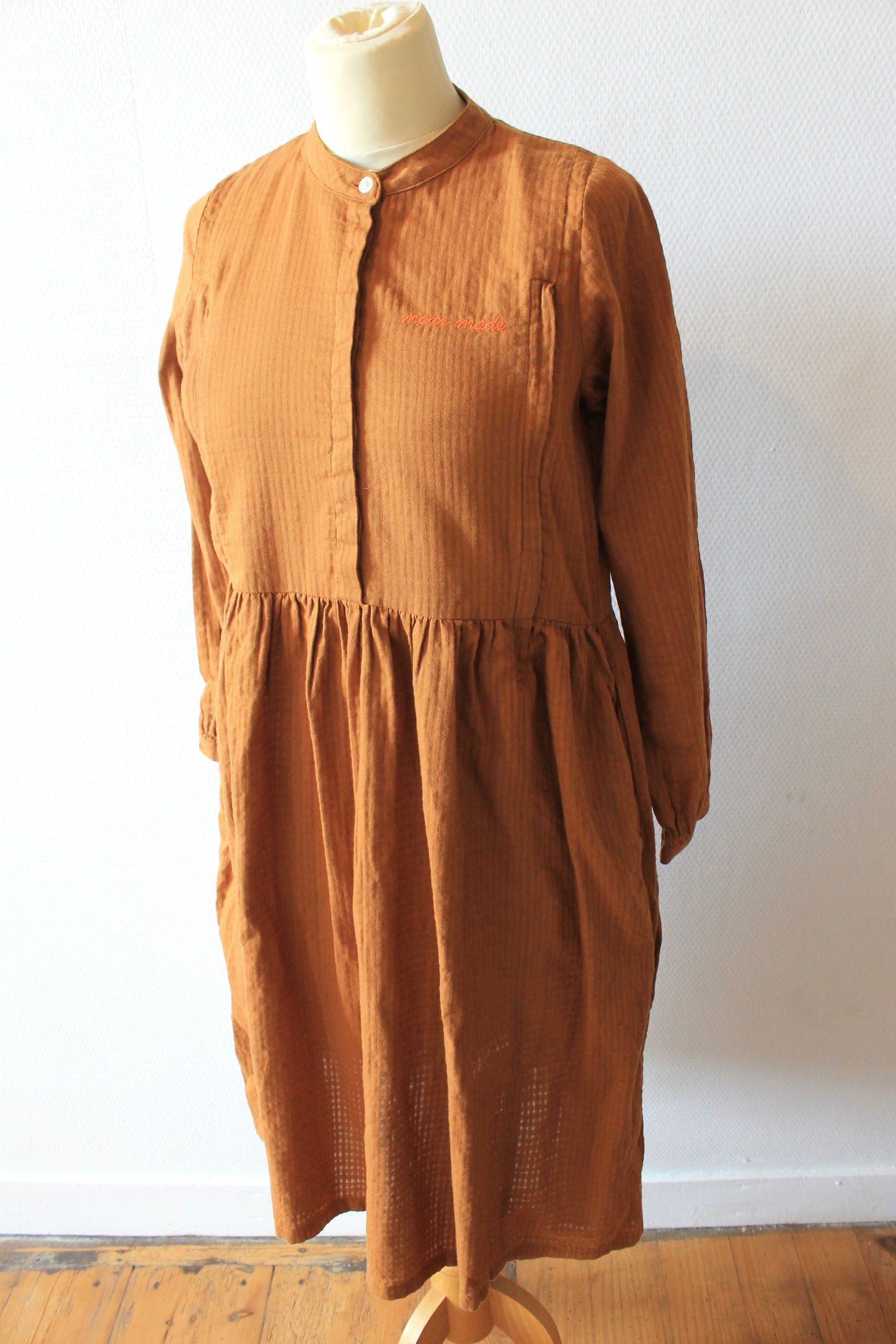 Robe d’allaitement « mom made » TajineBanane camel Taille XS