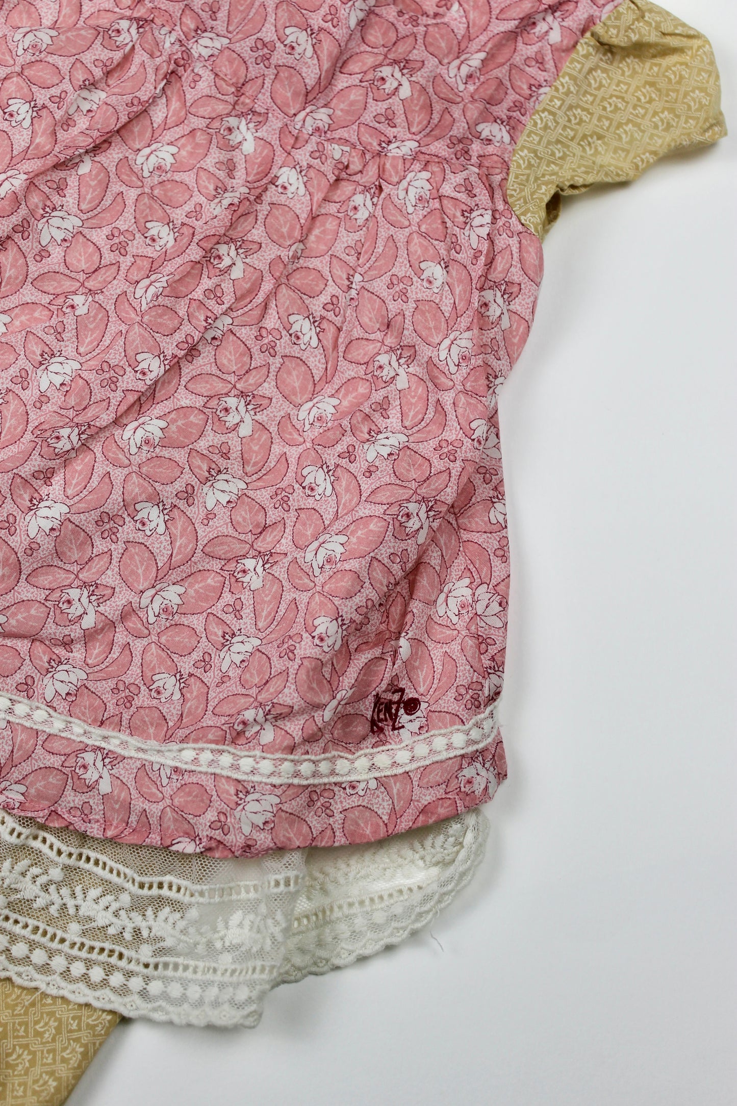 Ensemble robe avec barboteuse à fleurs Kenzo 12 mois