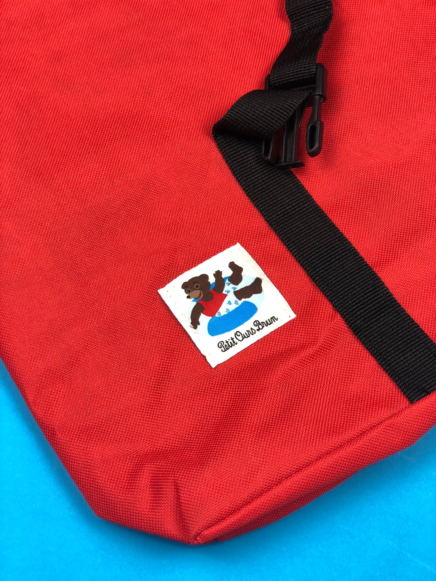 Sac à dos de piscine rouge Petit Ours Brun