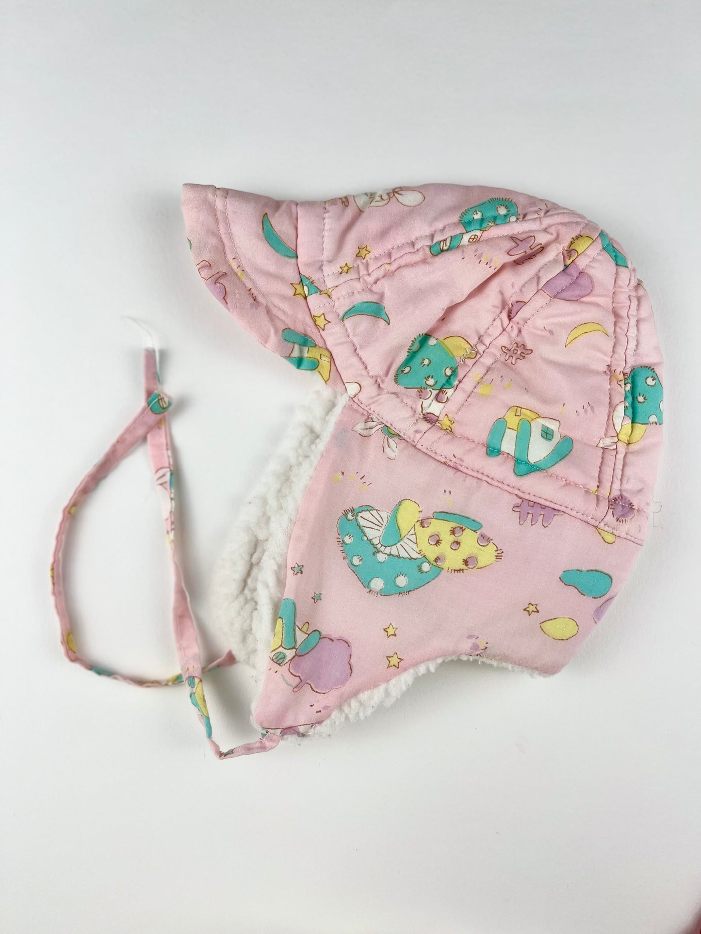 Chapka vintage rose 2/3 ans