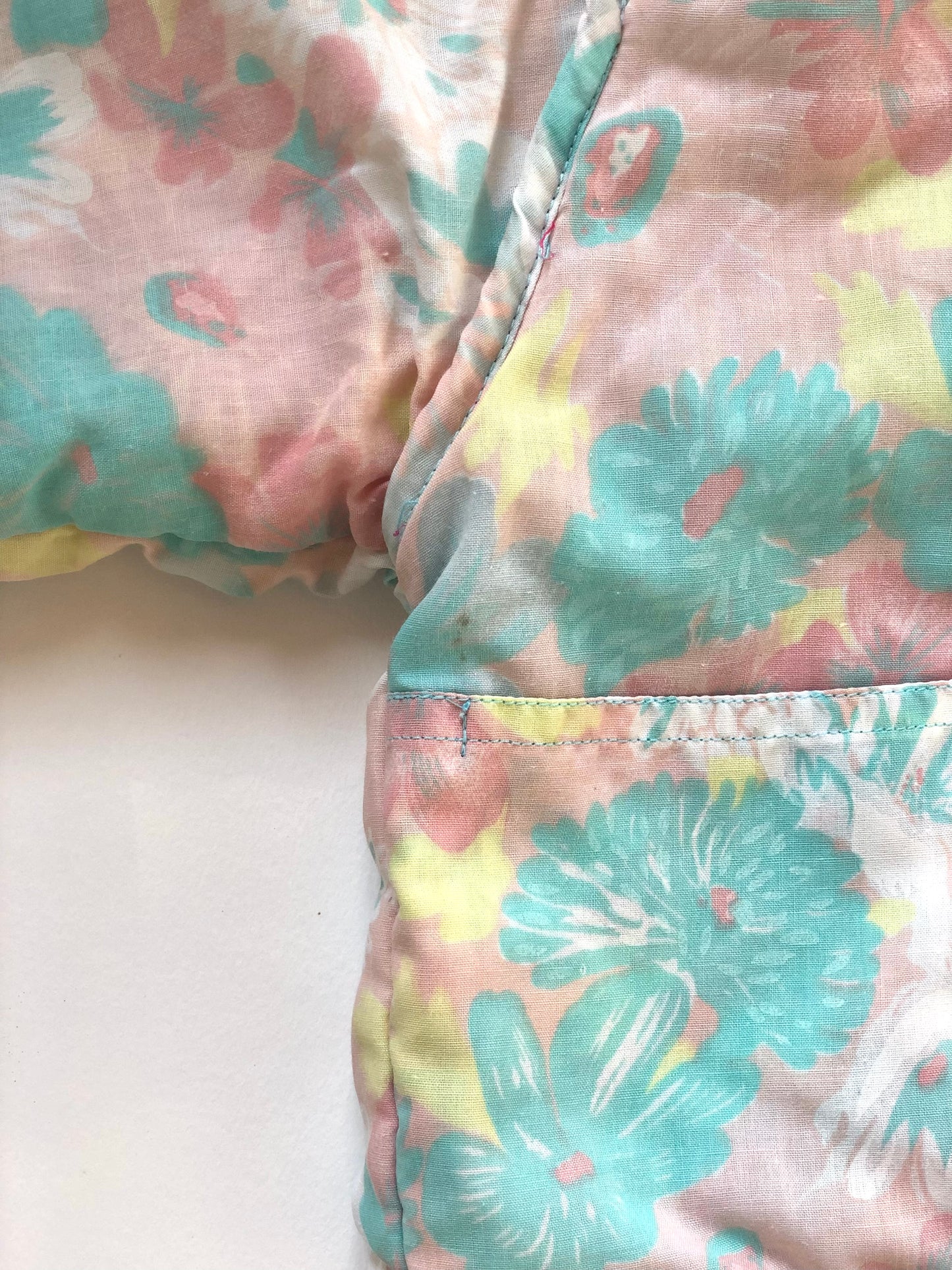 IMPARFAIT Manteau à fleurs vintage 6 mois