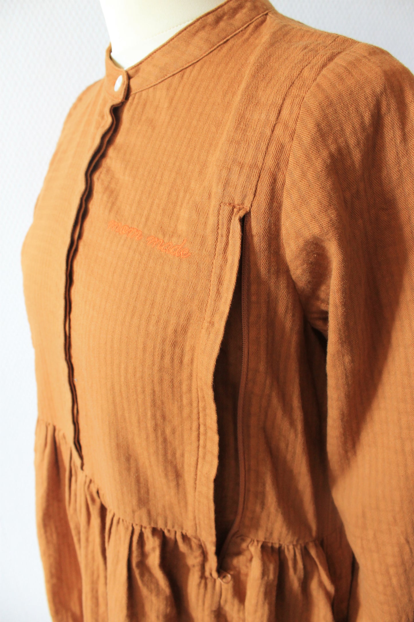 Robe d’allaitement « mom made » TajineBanane camel Taille XS