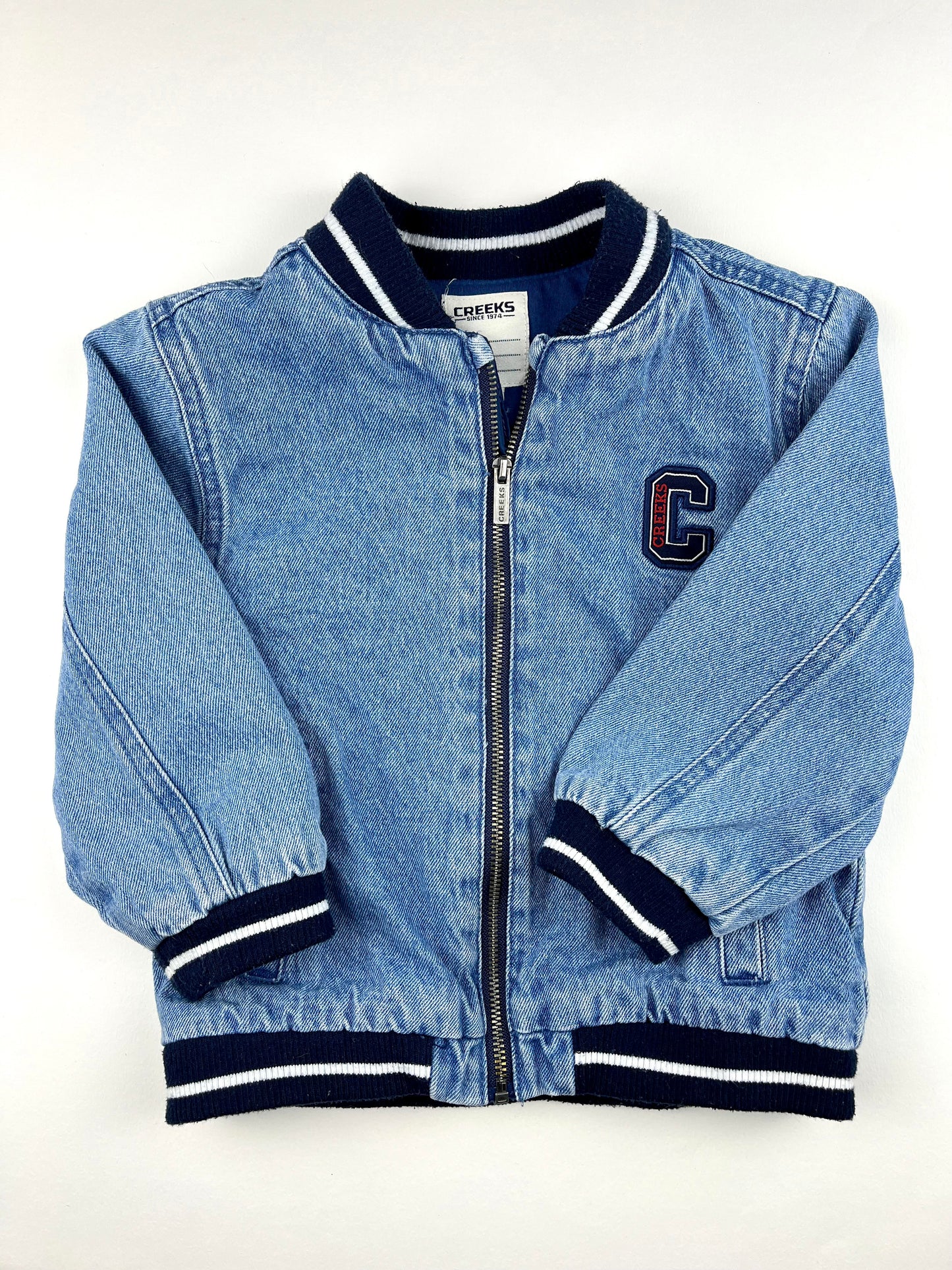 Veste en jeans bleue Creeks 3 ans