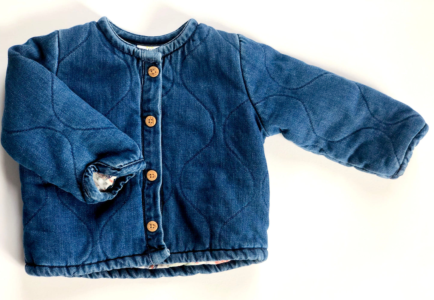 Veste en denim bleue Tape à l’Oeil 9 mois