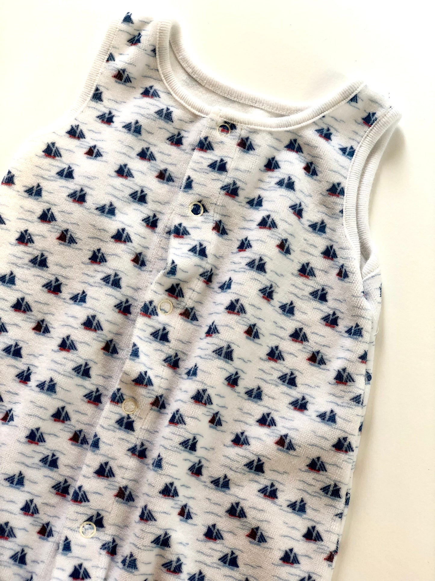 Combinaison pyjama velours Petit Bateau 1 mois