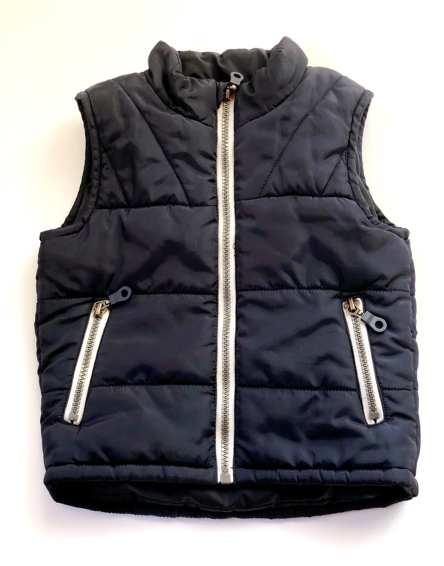 Doudoune sans manche bleue marine Kiabi 2 ans