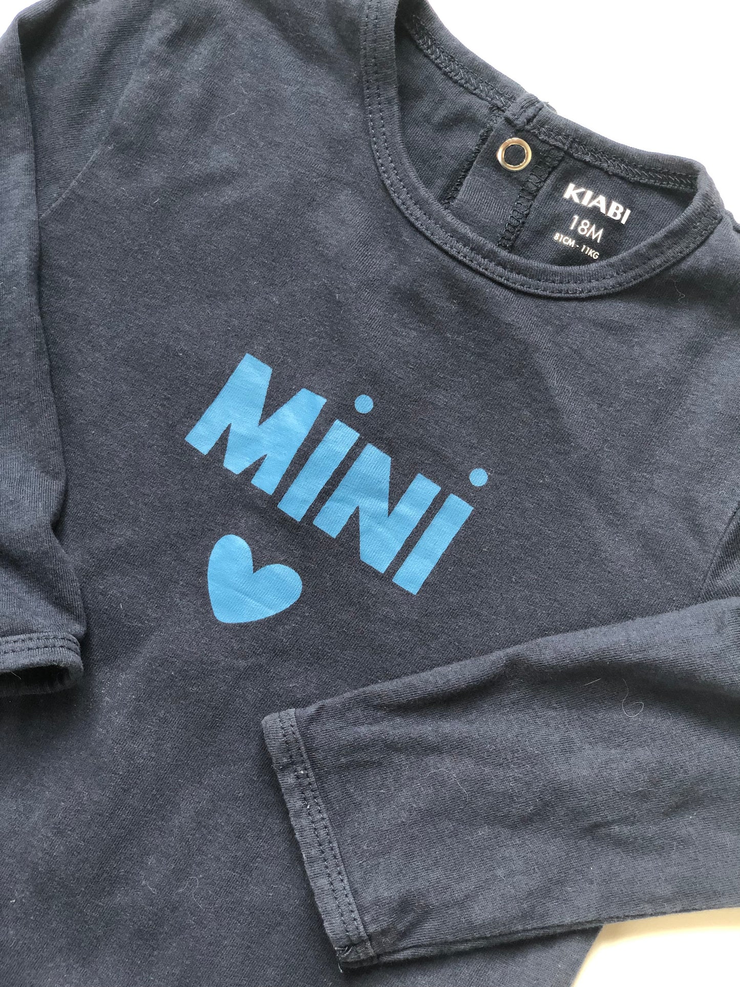 Pyjama « dors bien » bleu marine Kiabi 18 mois