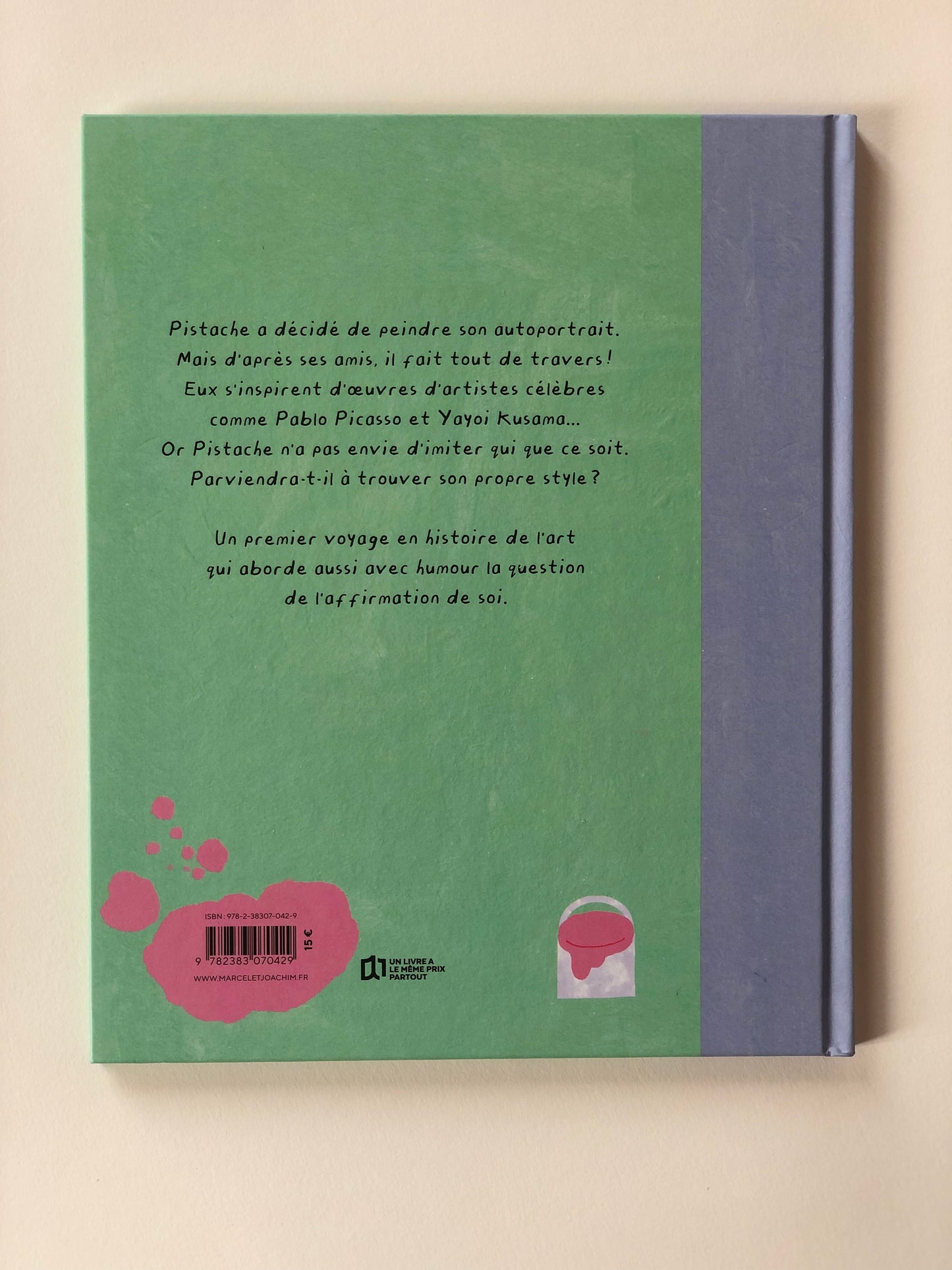 Livre « Le portrait de pistache »