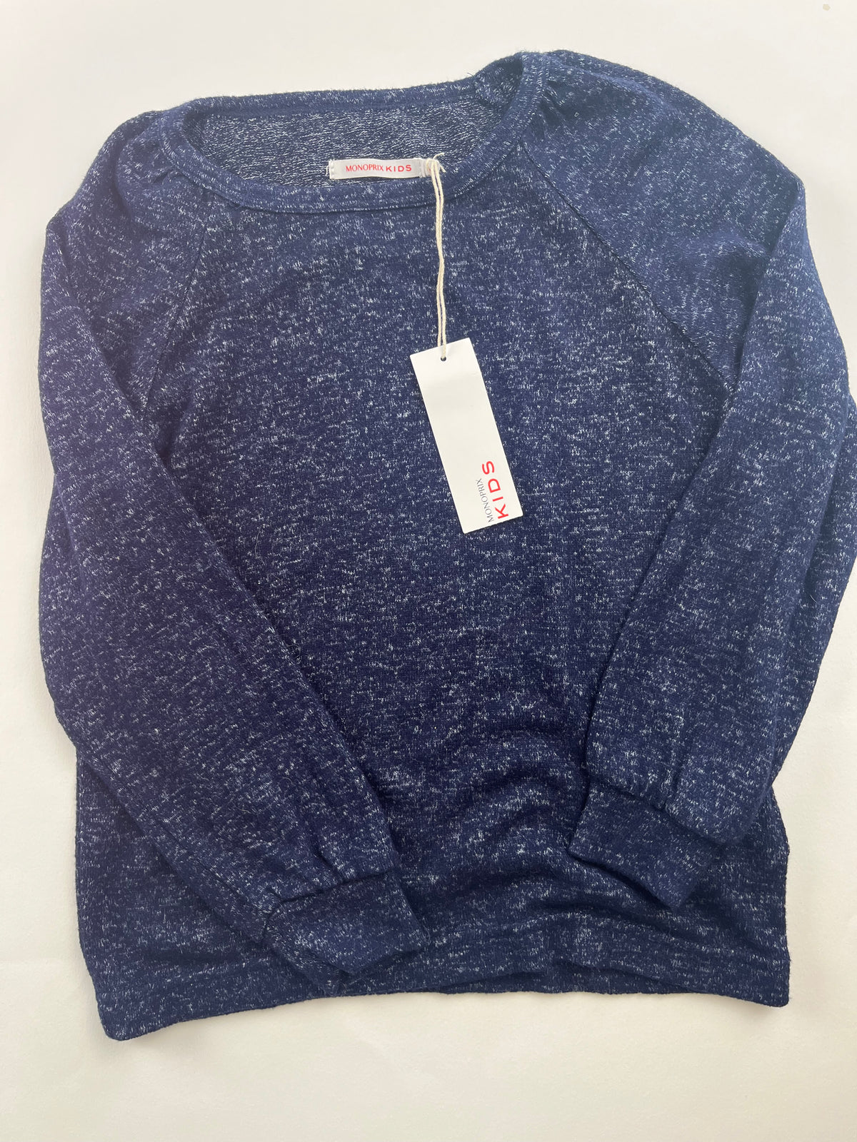 Pull doux bleu Monoprix 8 ans
