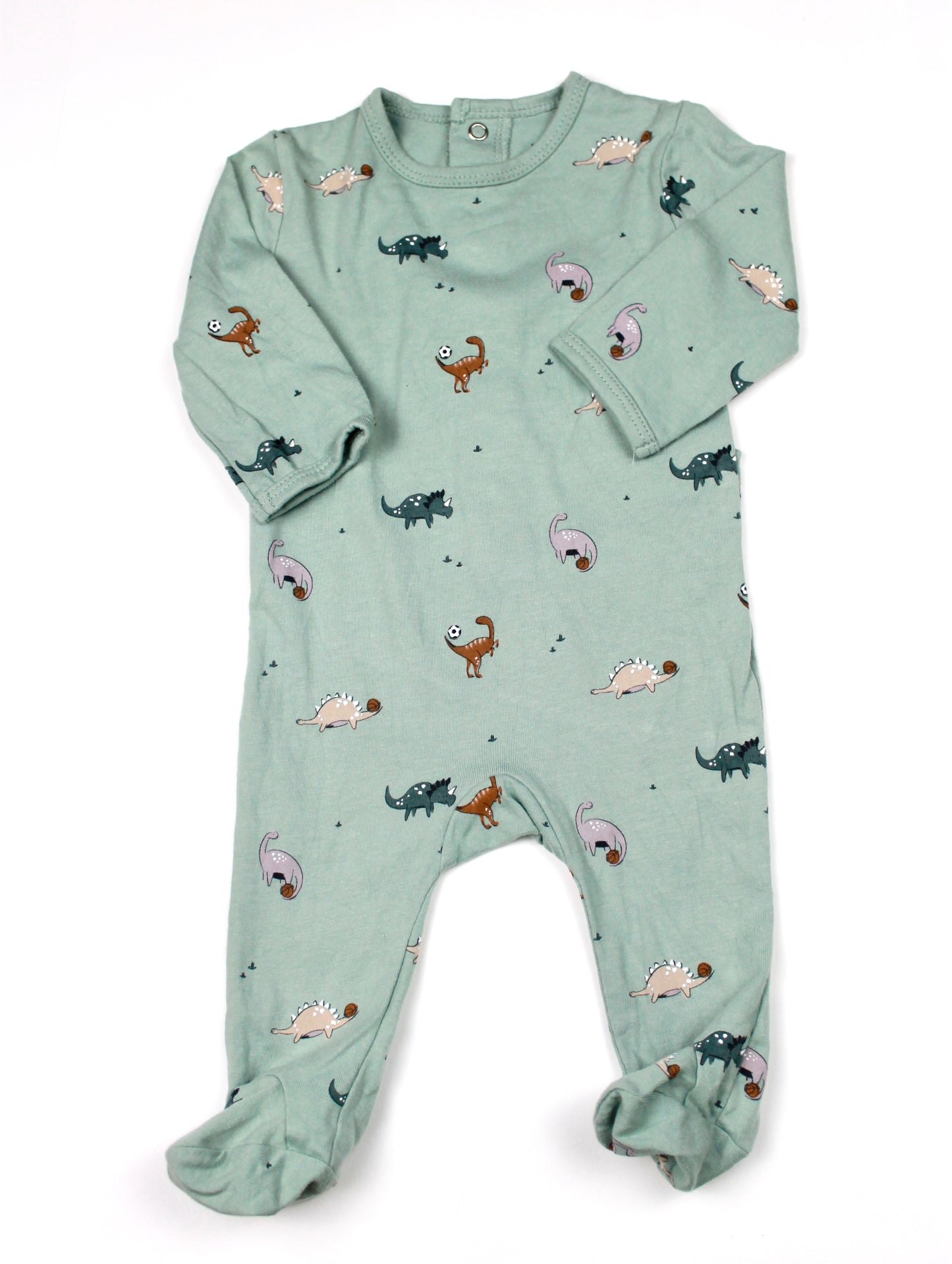 Pyjama dinosaure vert Kiabi 3 mois