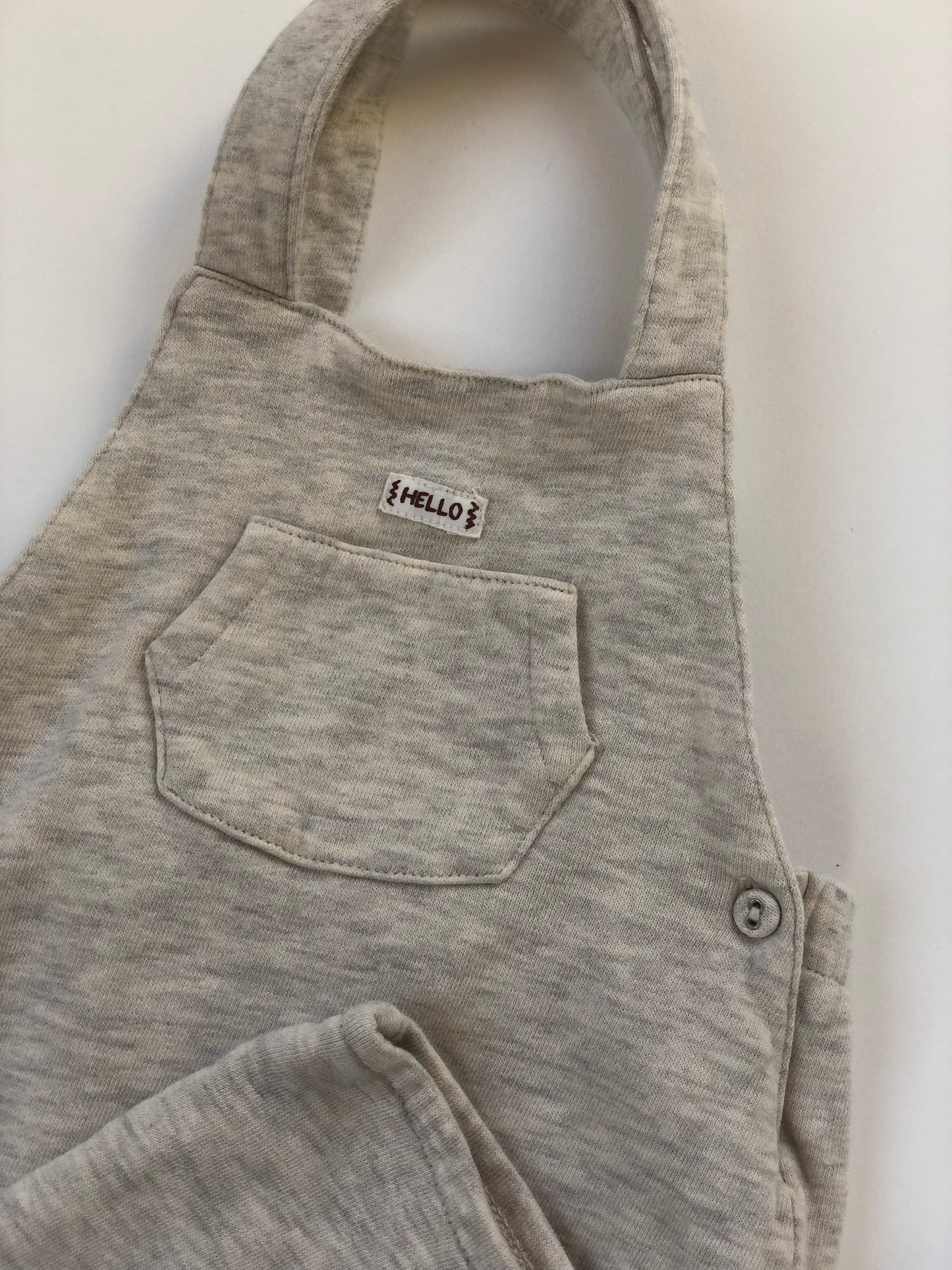 Salopette gris crème Kiabi 3 ans