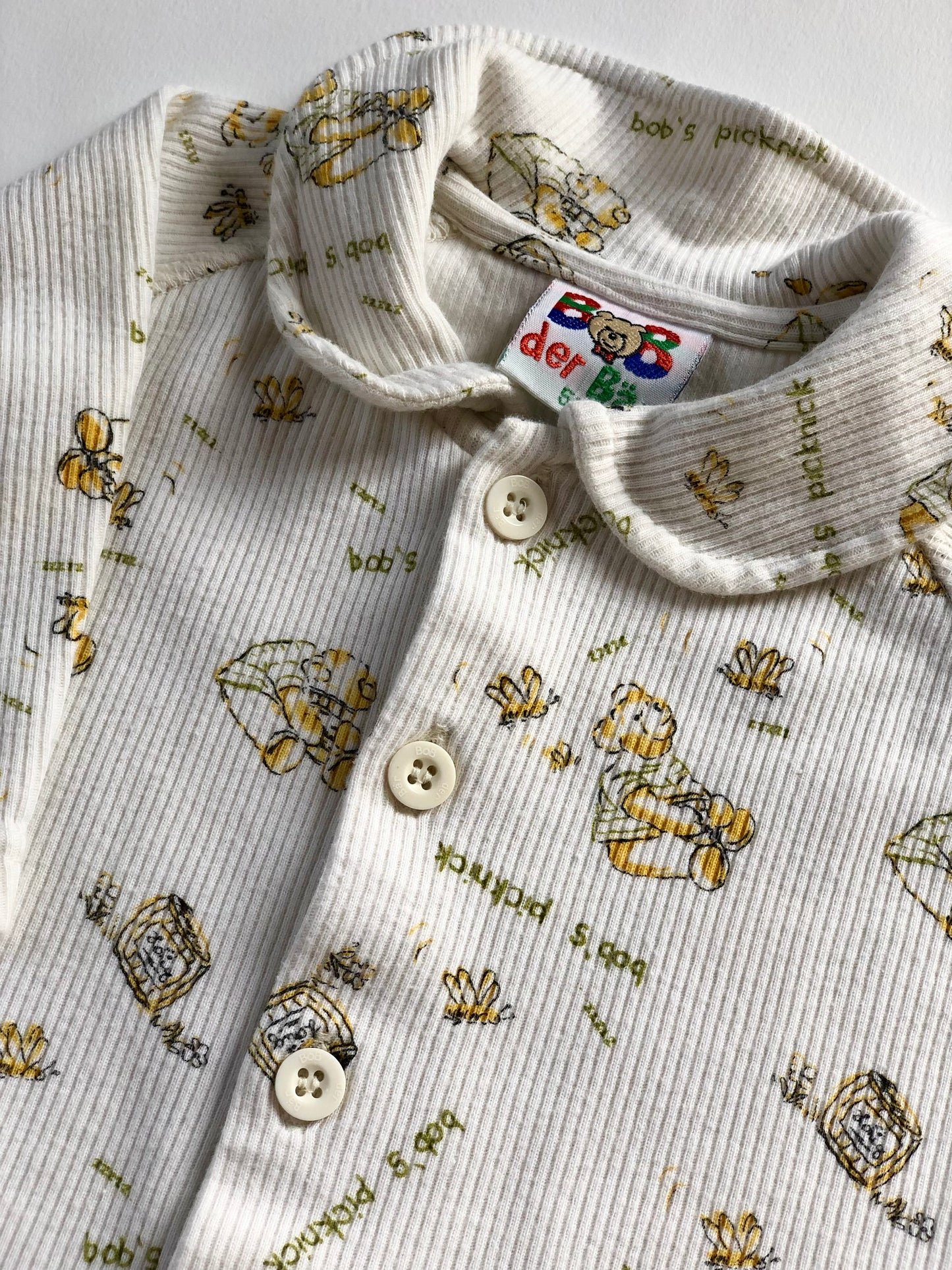 Pyjama blanc vintage 3 mois