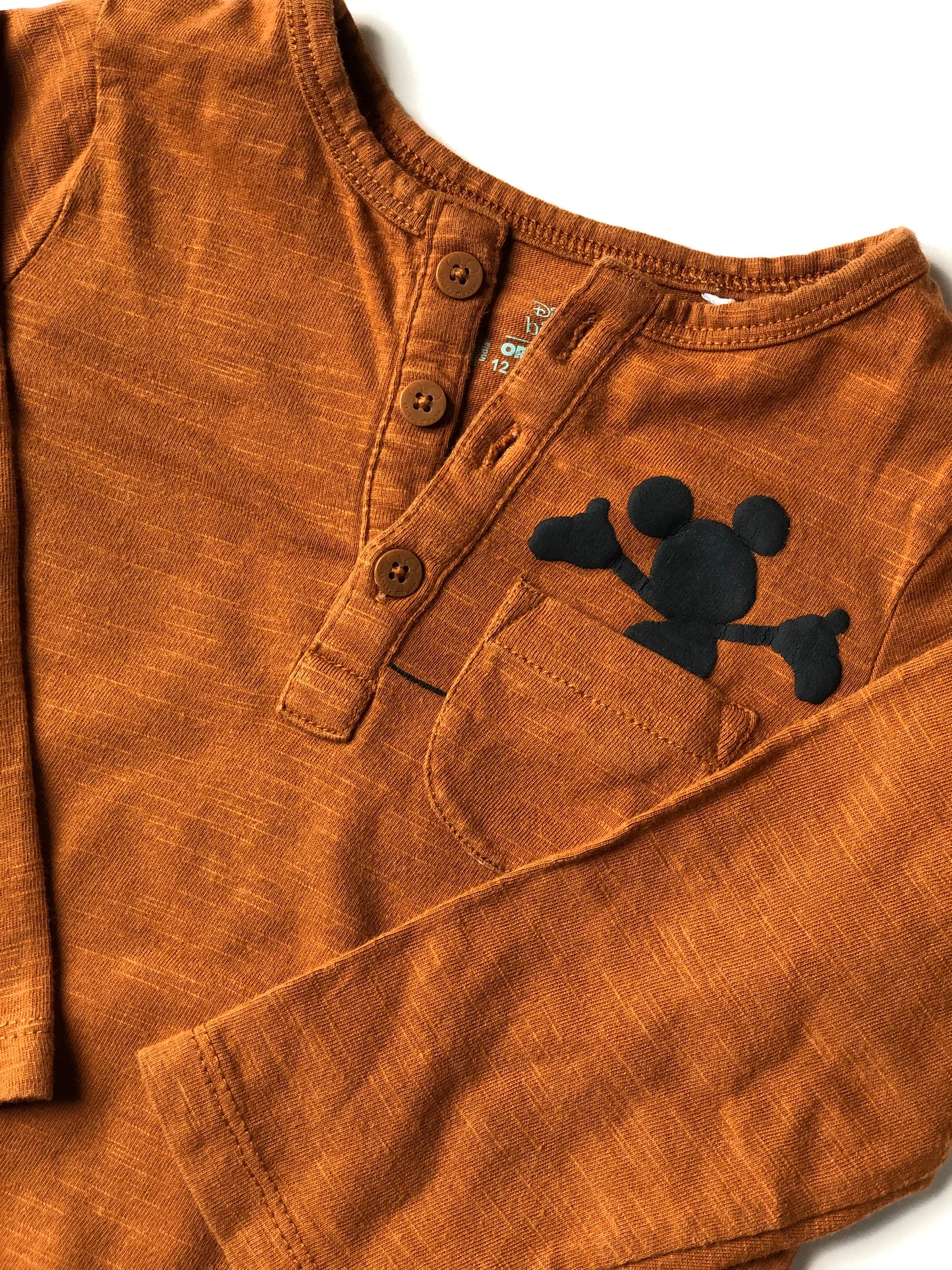T-shirt Mickey camel Orchestra 12 mois