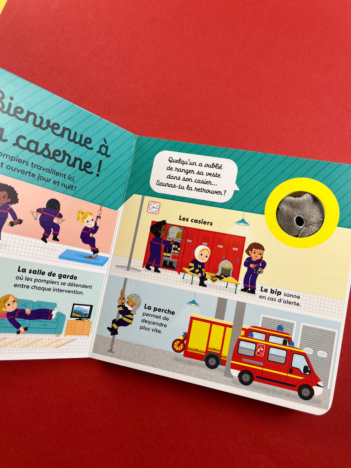 Livre marionnette « Les pompiers »