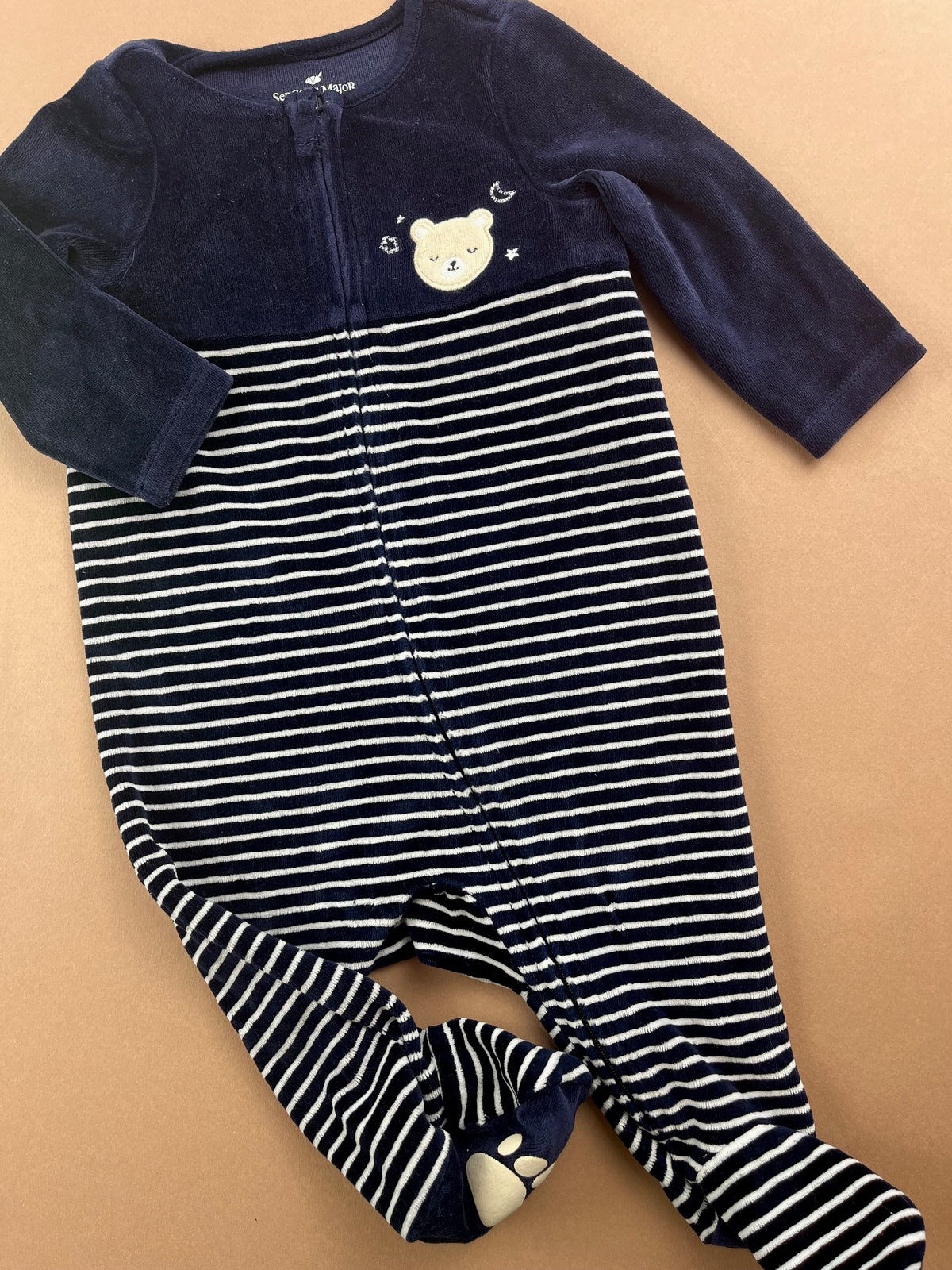 Pyjama en velours Sergent Major 9 mois