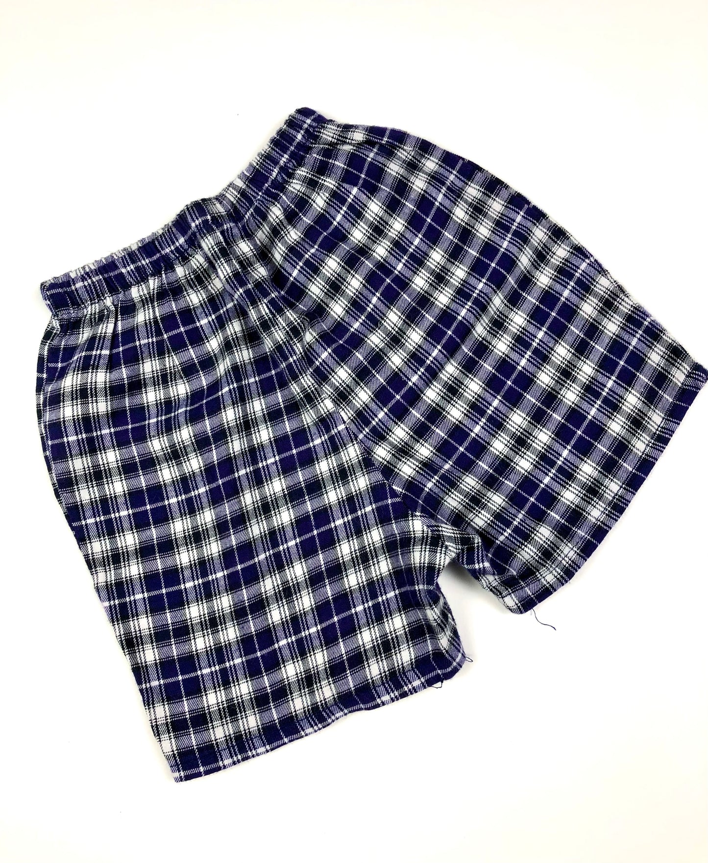 Short fin à carreaux bleu vintage Tip Pouce 12 mois
