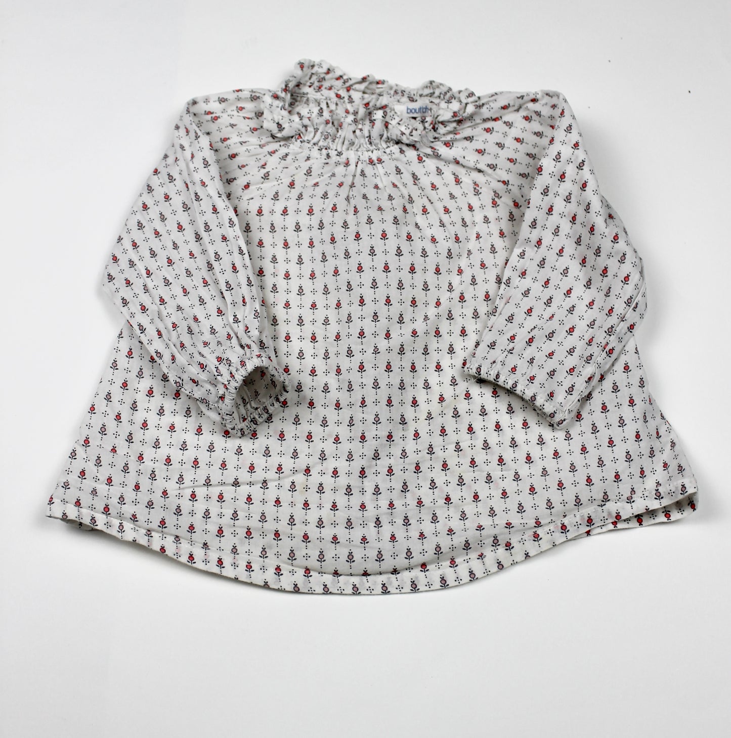 Blouse à fleurs Bout’chou 9 mois