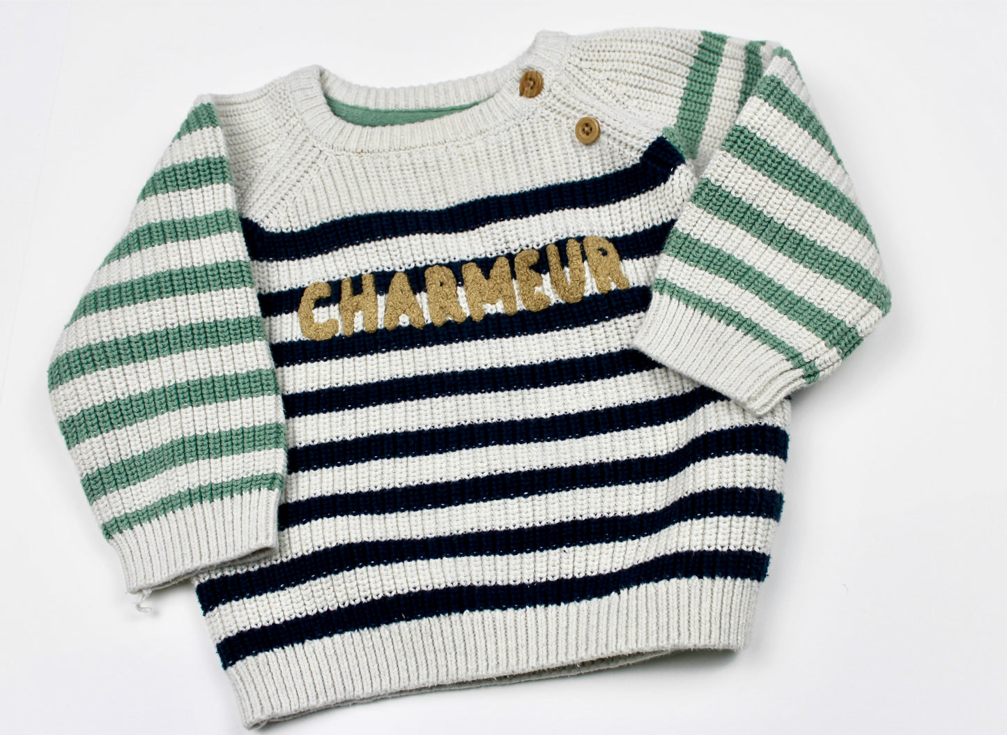 Pull en mailles rayé Tape à l’Oeil 18 mois