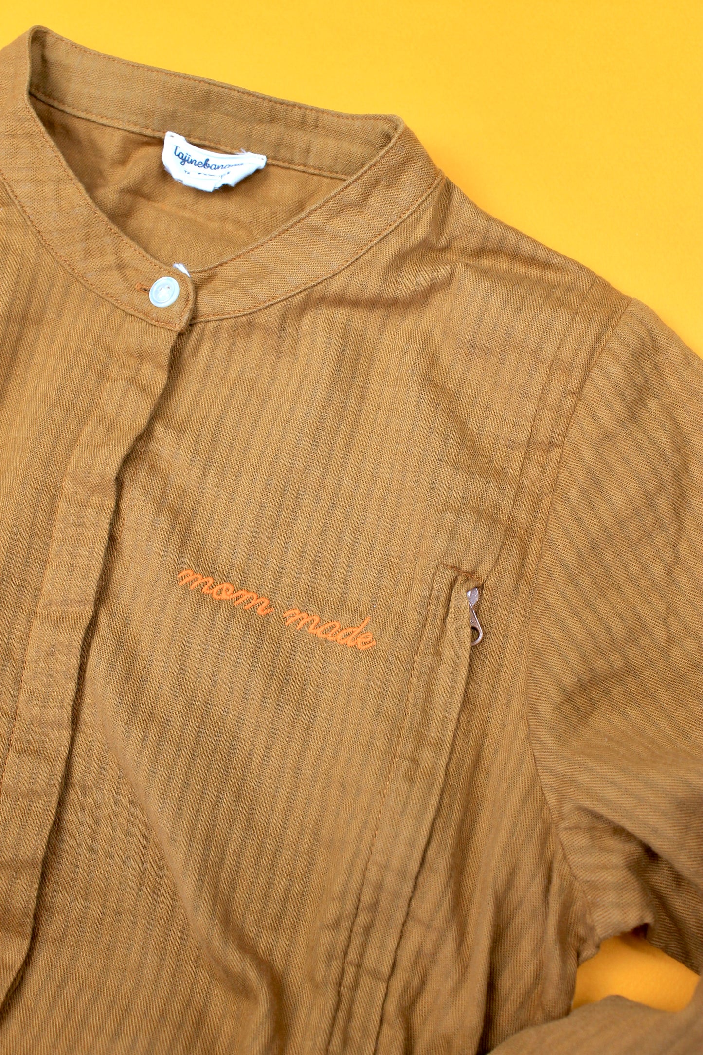 Robe d’allaitement « mom made » TajineBanane camel Taille XS