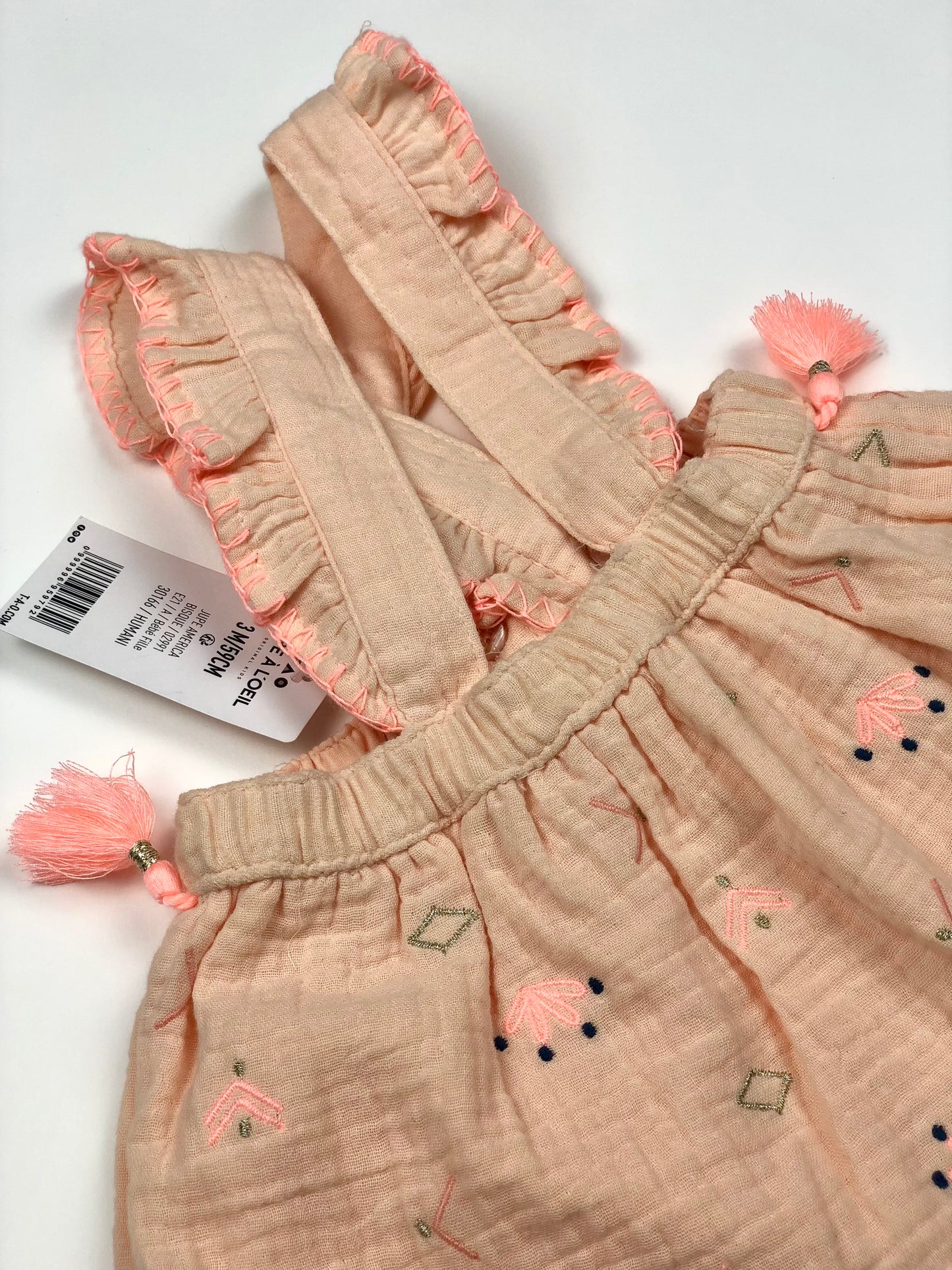 Jupe en coton rose Tape à l’Oeil 3 mois