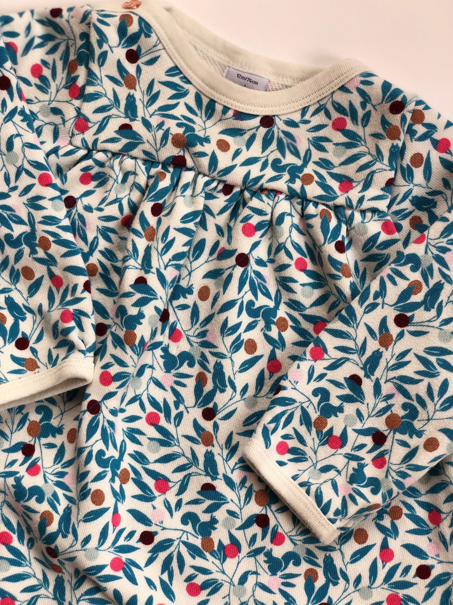 Robe manches longues Petit Bateau 12 mois