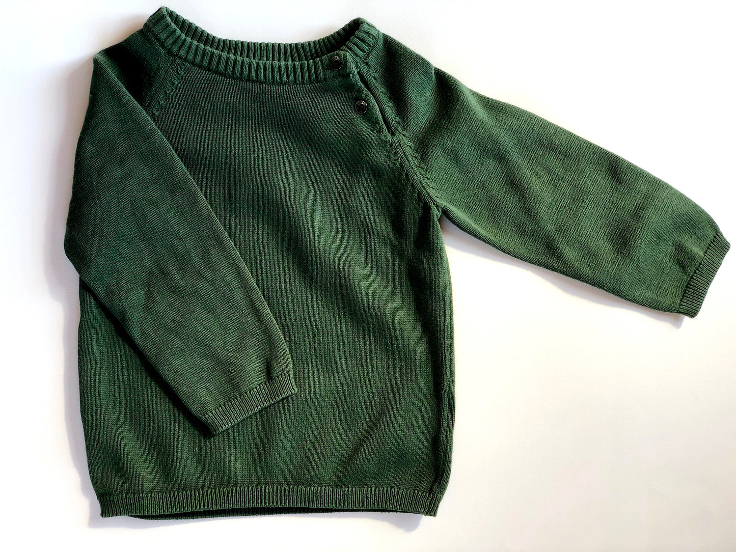 Pull en mailles vert H&M 18 mois