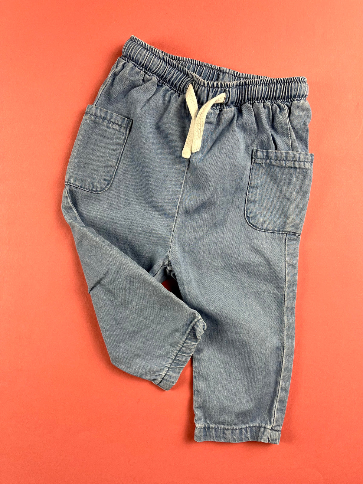 Pantalon fin bleu Kiabi 9 mois