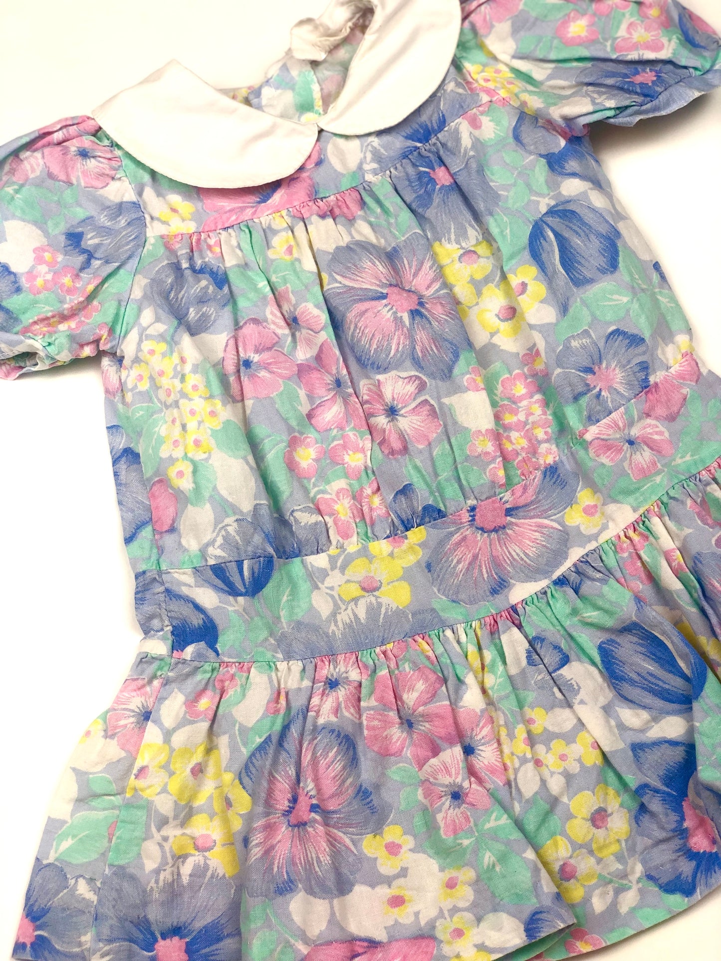 Robe à fleurs vintage 12 mois