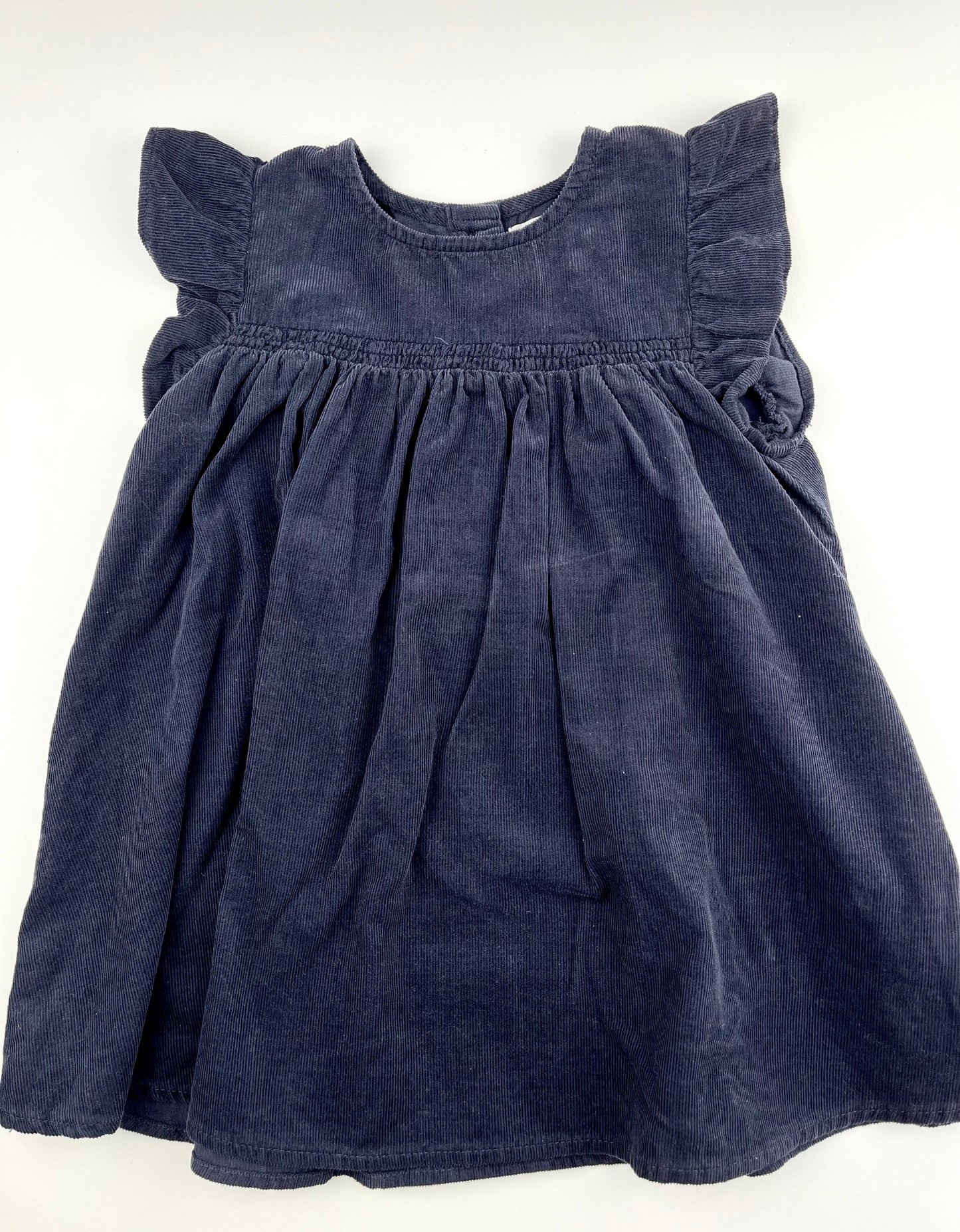 Robe en velours côtelé noire Bout’chou 12 mois