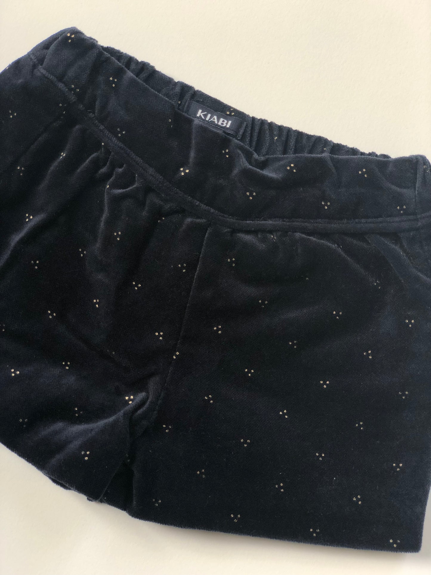 Short en velours bleu marine Kiabi 3 mois