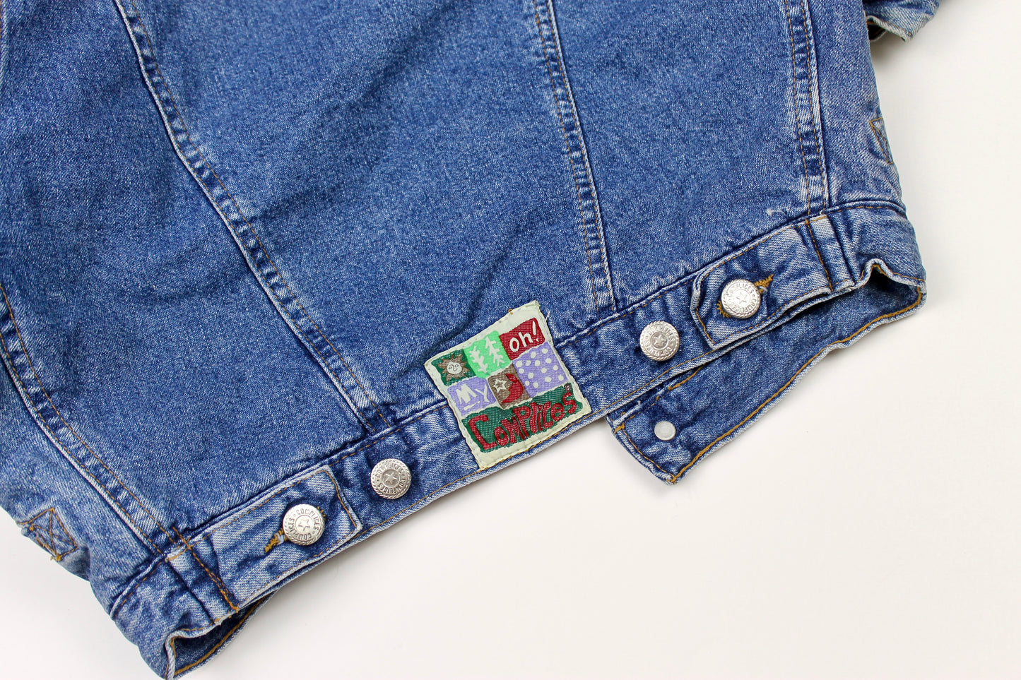 Veste en jeans bleue vintage Complice 4 ans