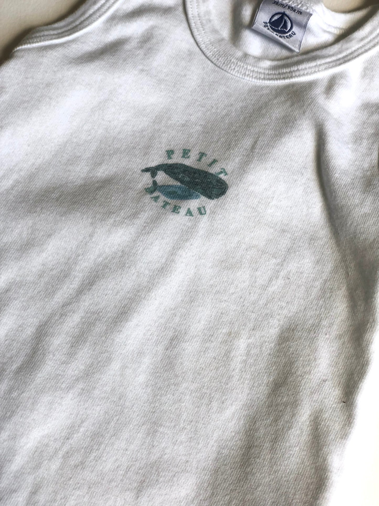 Bodie blanc Petit Bateau 3 ans
