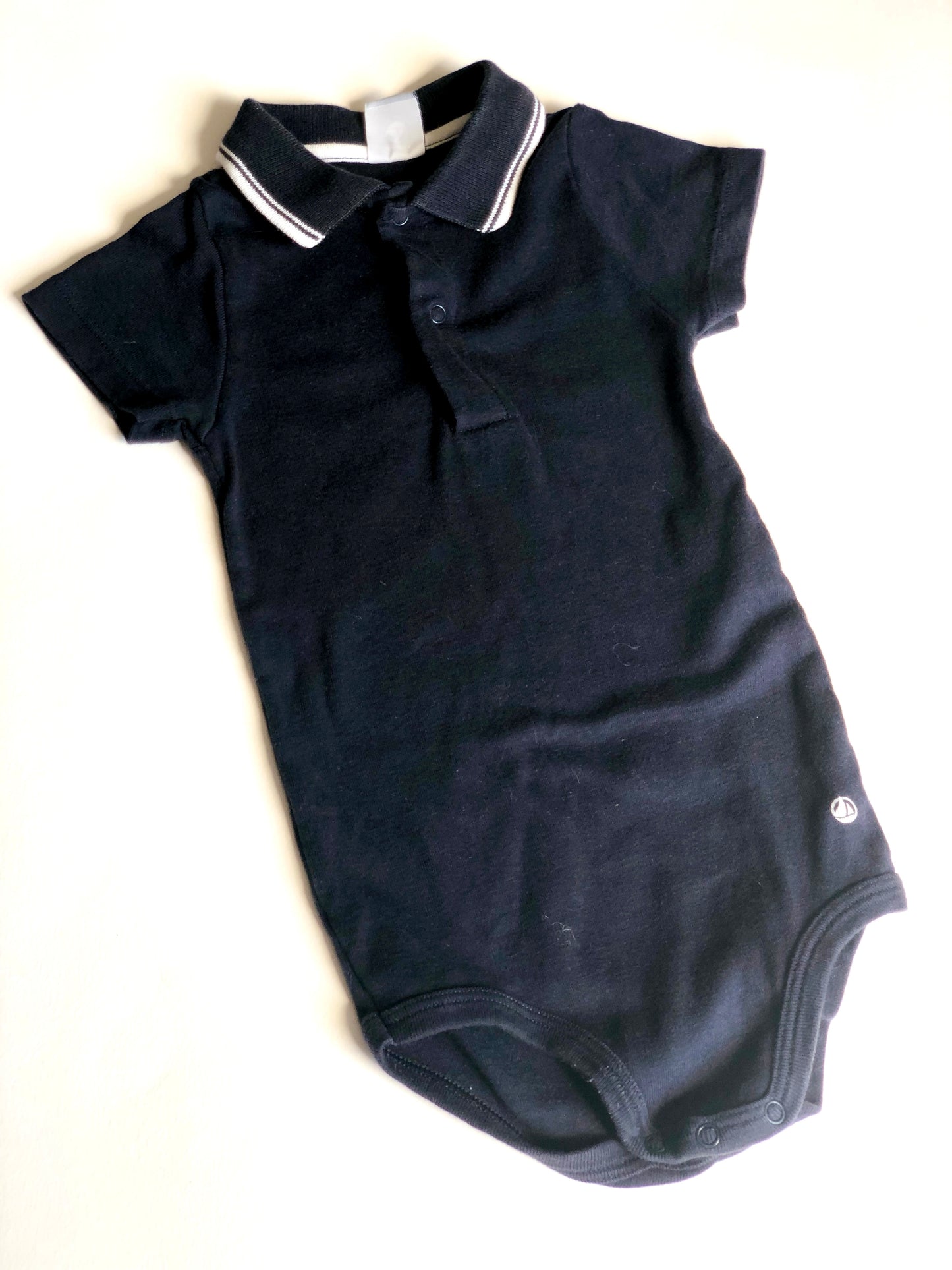 Bodie polo bleu marine Petit Bateau 18 mois