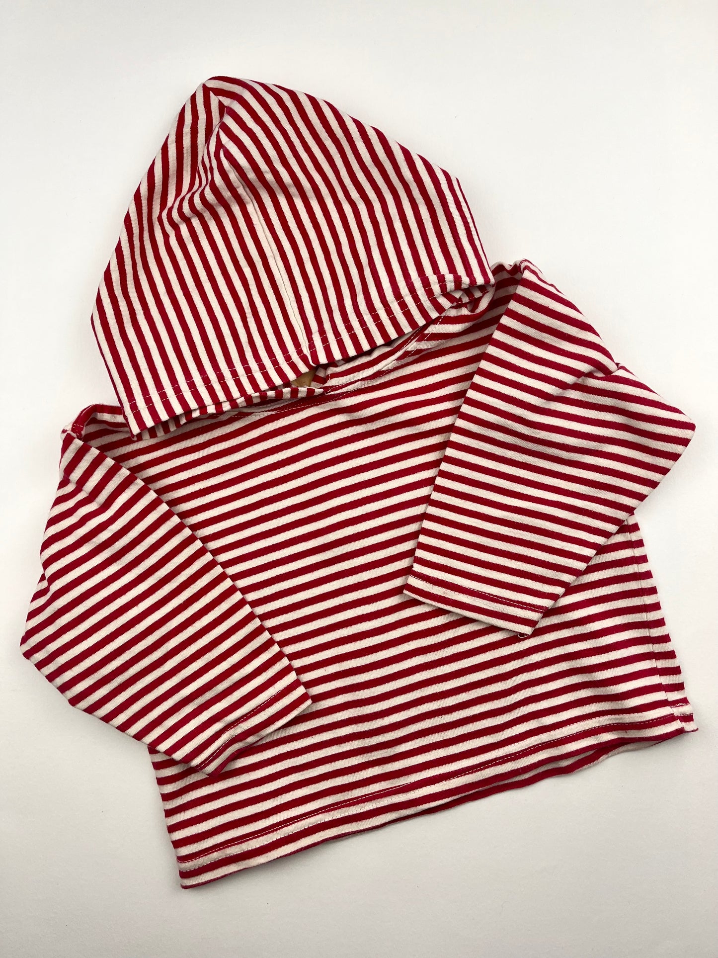 Sweat rayé à capuche vintage DPAM 12 mois