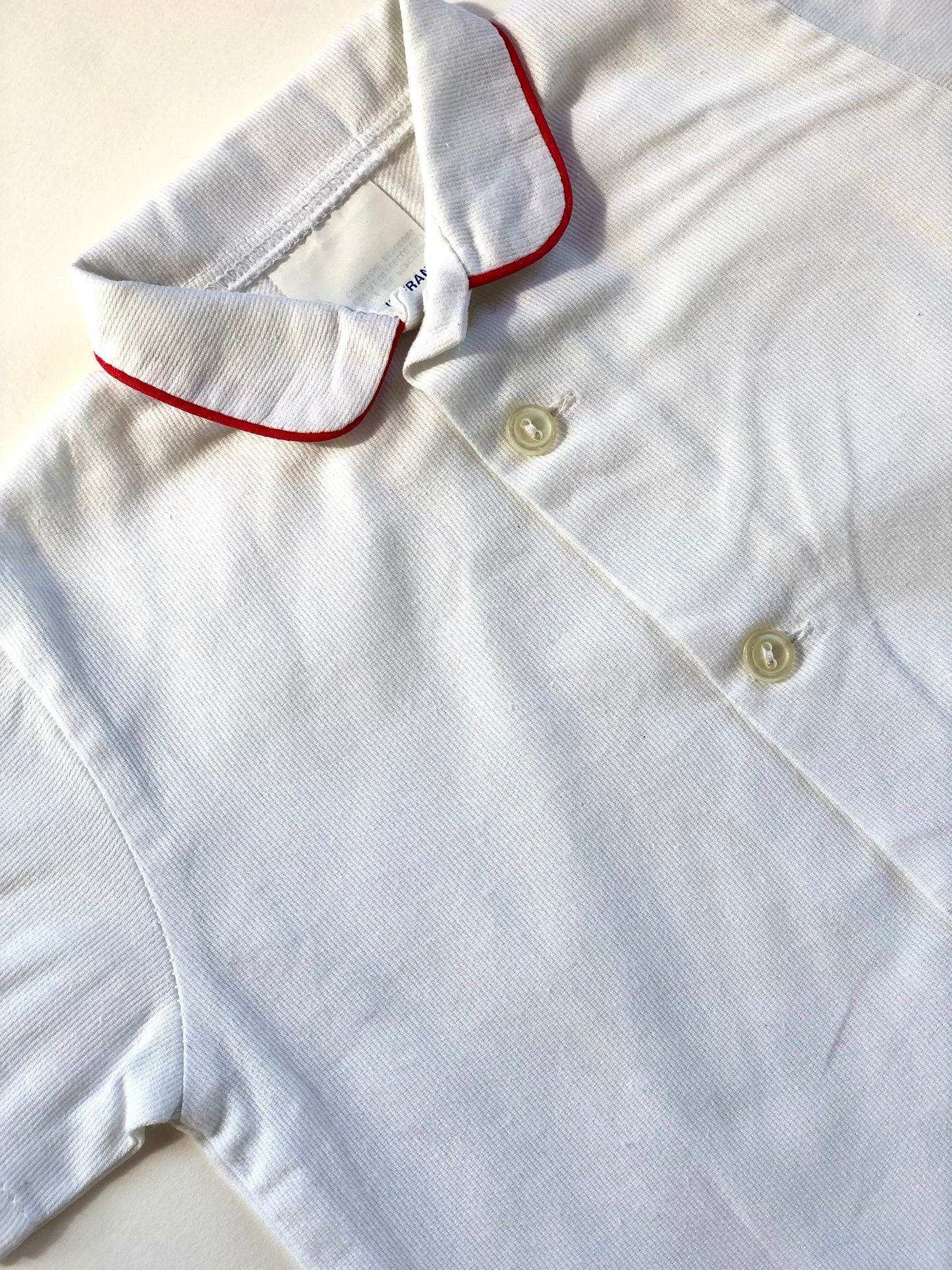 Chemisier blanc vintage 6 mois