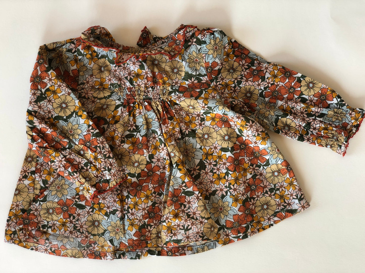 Blouse fine à fleurs Bout’chou 9 mois