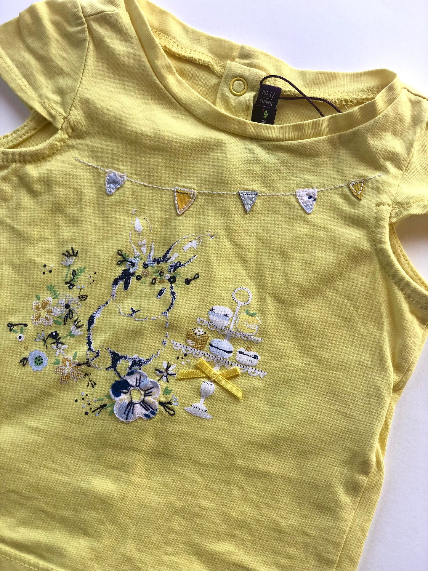 T-shirt jaune Sergent Major 9 mois
