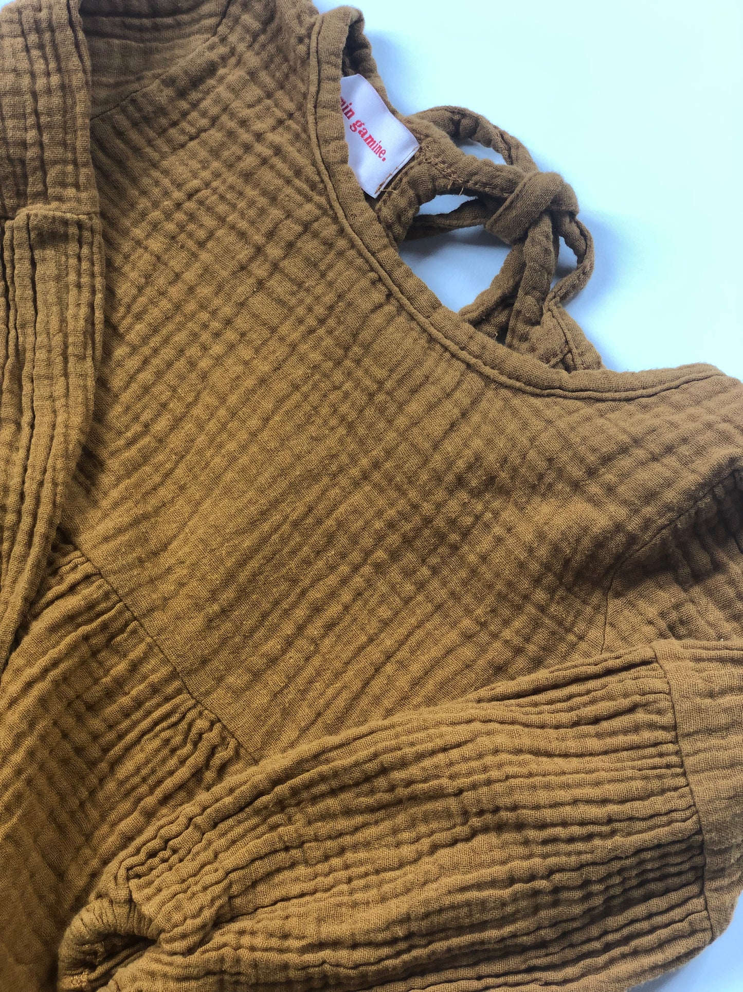 Robe camel Gamin Gamine 3 ans