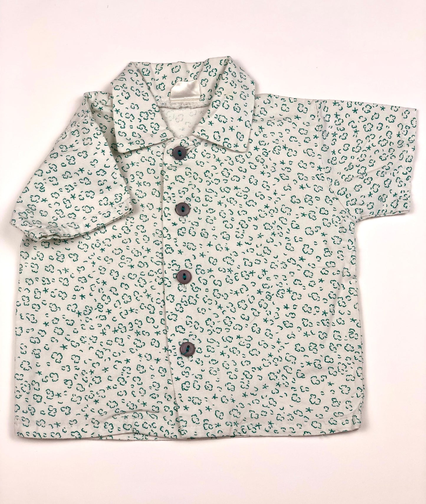Chemise manches courtes vintage 6 mois