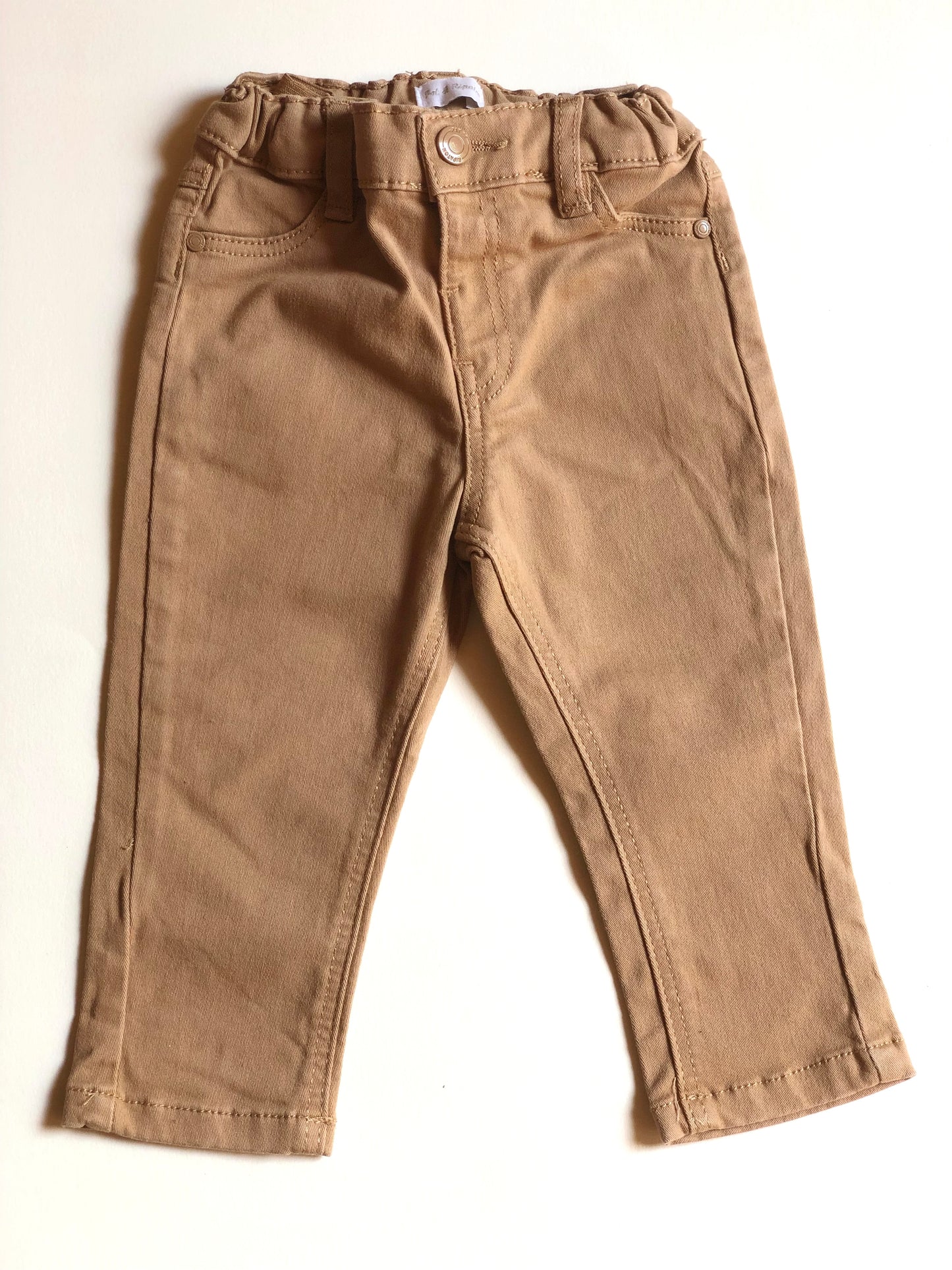 Pantalon beige Pat & Ripaton 9 mois