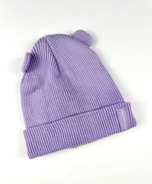 Bonnet violet Zara 1-2 ans ￼