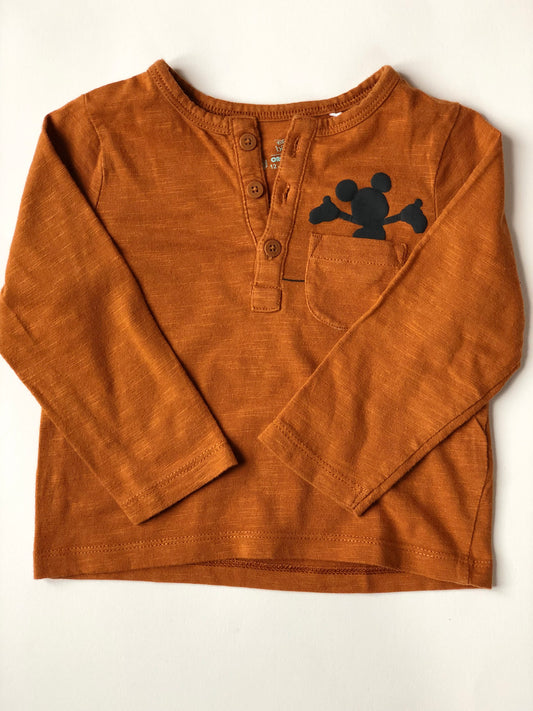 T-shirt Mickey camel Orchestra 12 mois