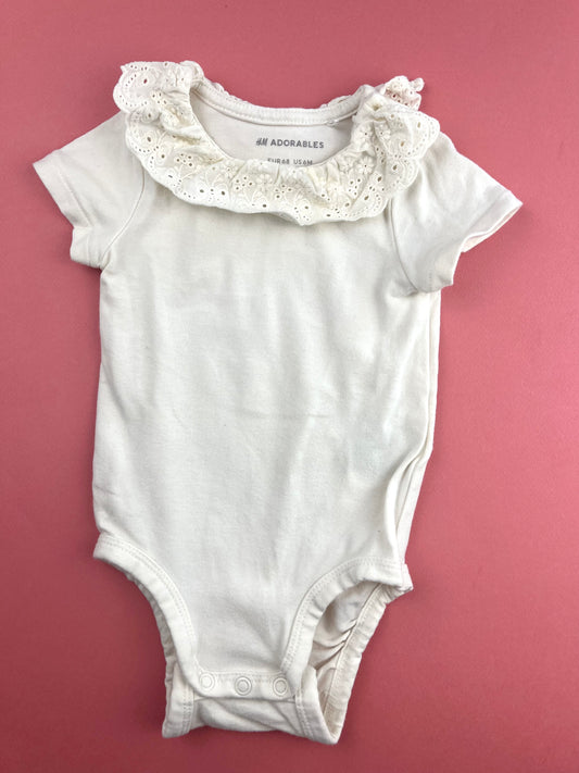 Body blanc H&M 6 mois