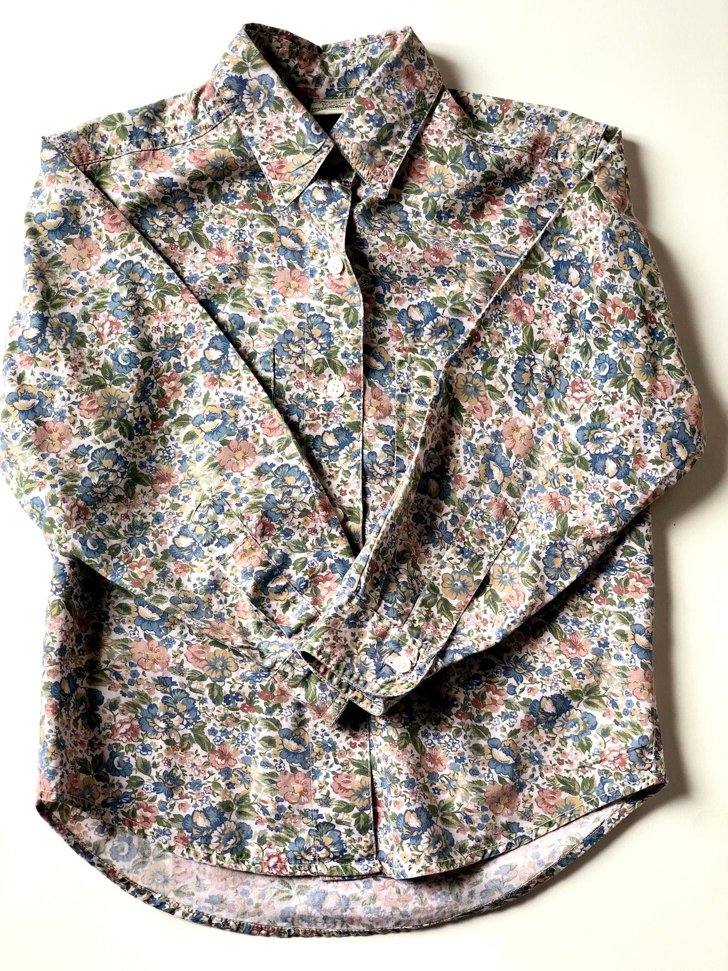 Chemise à fleurs vintage Decade 6 ans