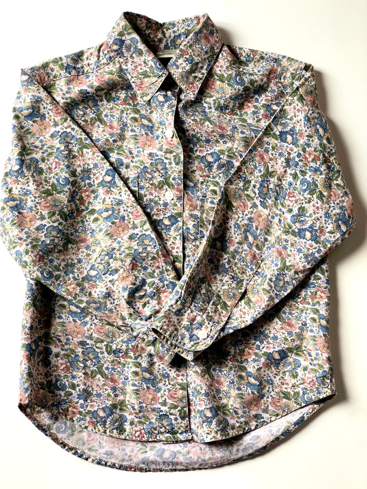 Chemise à fleurs vintage Decade 6 ans